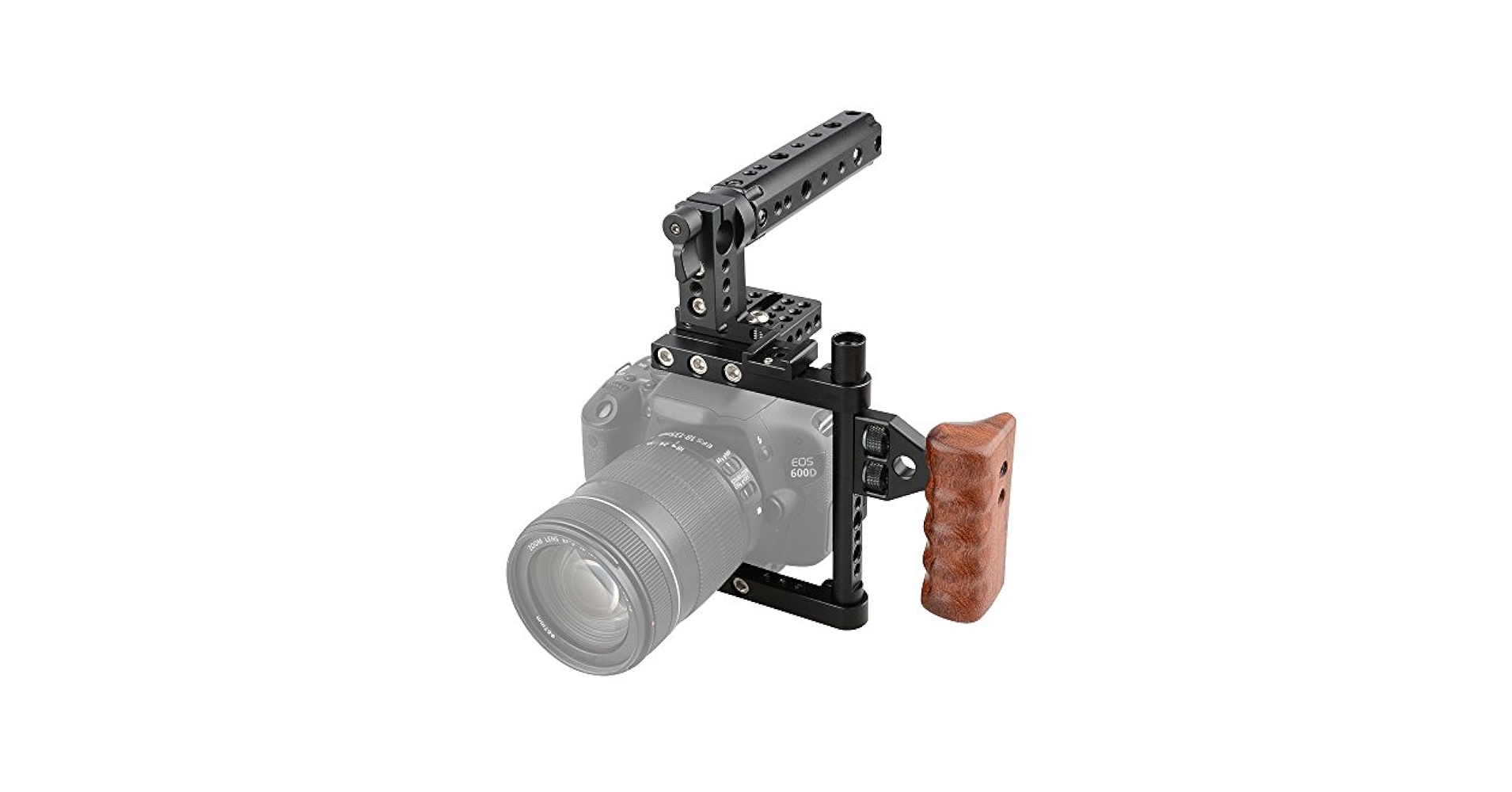 CAMVATE  木製ハンドグリップ DSLRカメラケージ用 右利き用 Medium Size C1476 dwos6rj Amazon.com : CAMVATE DSLR Camera Cage Top Handle Wood Grip